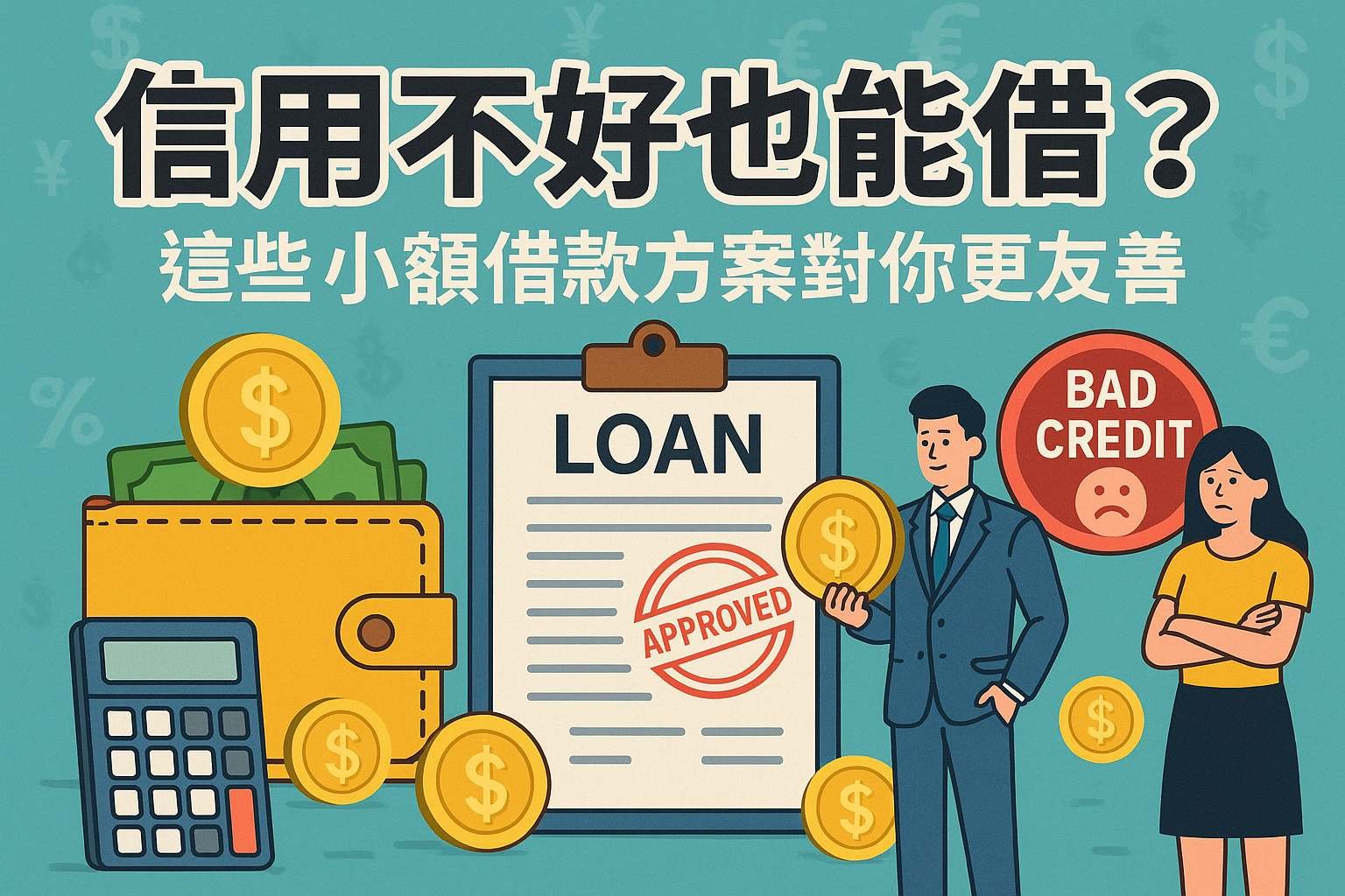 信用不好也能借？這些小額借款方案對你更友善